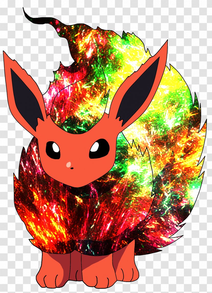 Pokémon Sun And Moon GO Flareon - Watercolor - Pokemon Go Transparent PNG