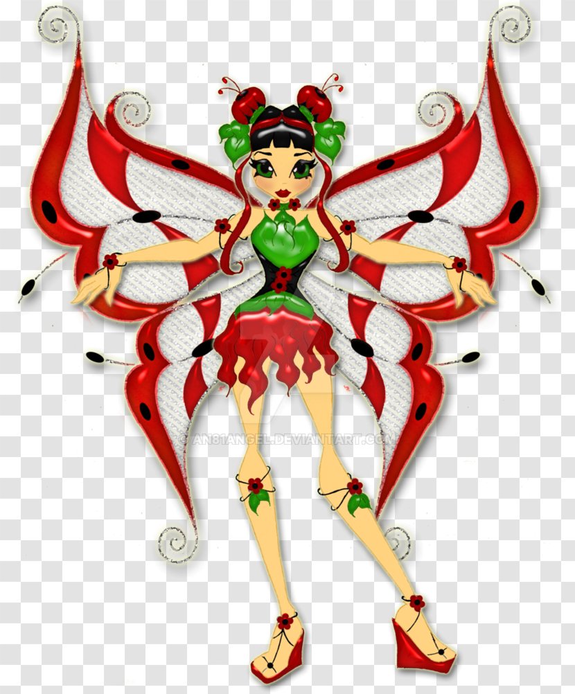 Fairy Christmas Ornament Insect Costume Design - Art Transparent PNG