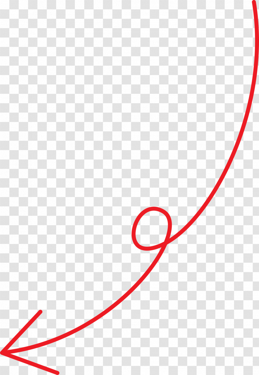 Curved Arrow Transparent PNG