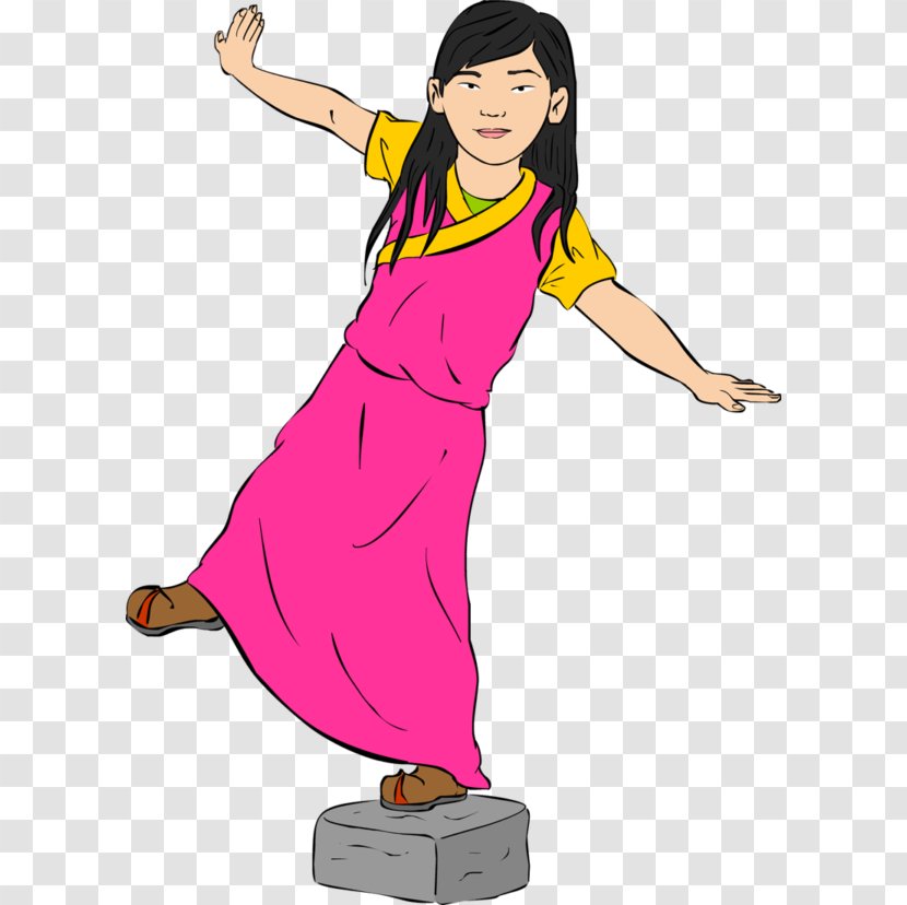 Drawing People - Tibetan - Recreation Footwear Transparent PNG