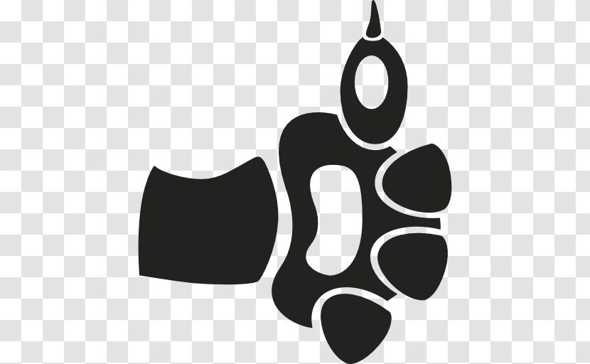 Polydactyl Cat Paw Dog Animal Track - Thumb Signal Transparent PNG