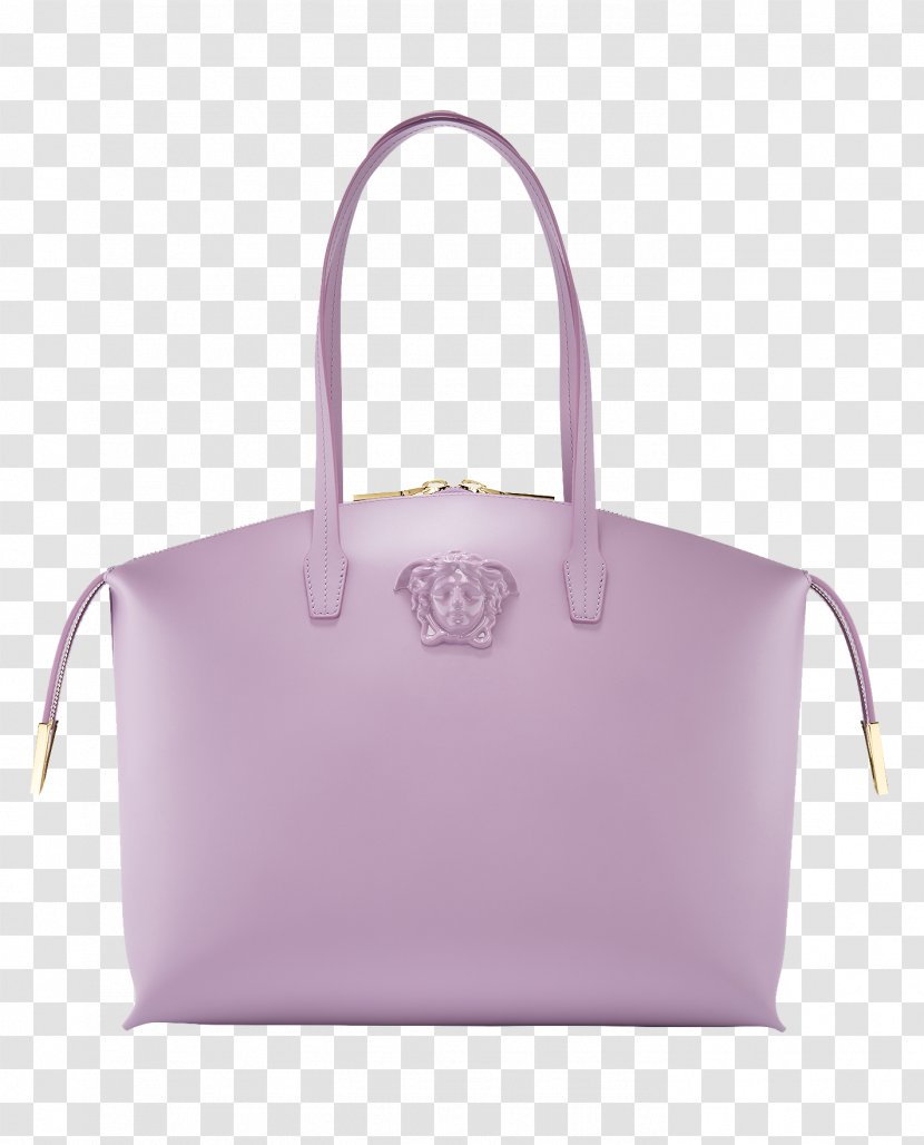 Medusa Versace Handbag T-shirt - Lavender - VERSACE Handbags Lilac Transparent PNG