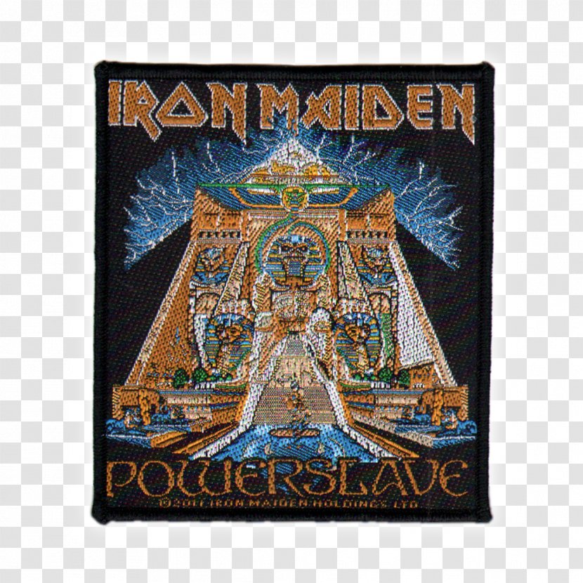 Iron Maiden Powerslave Embroidered Patch Eddie Killers - Somewhere In Time Transparent PNG