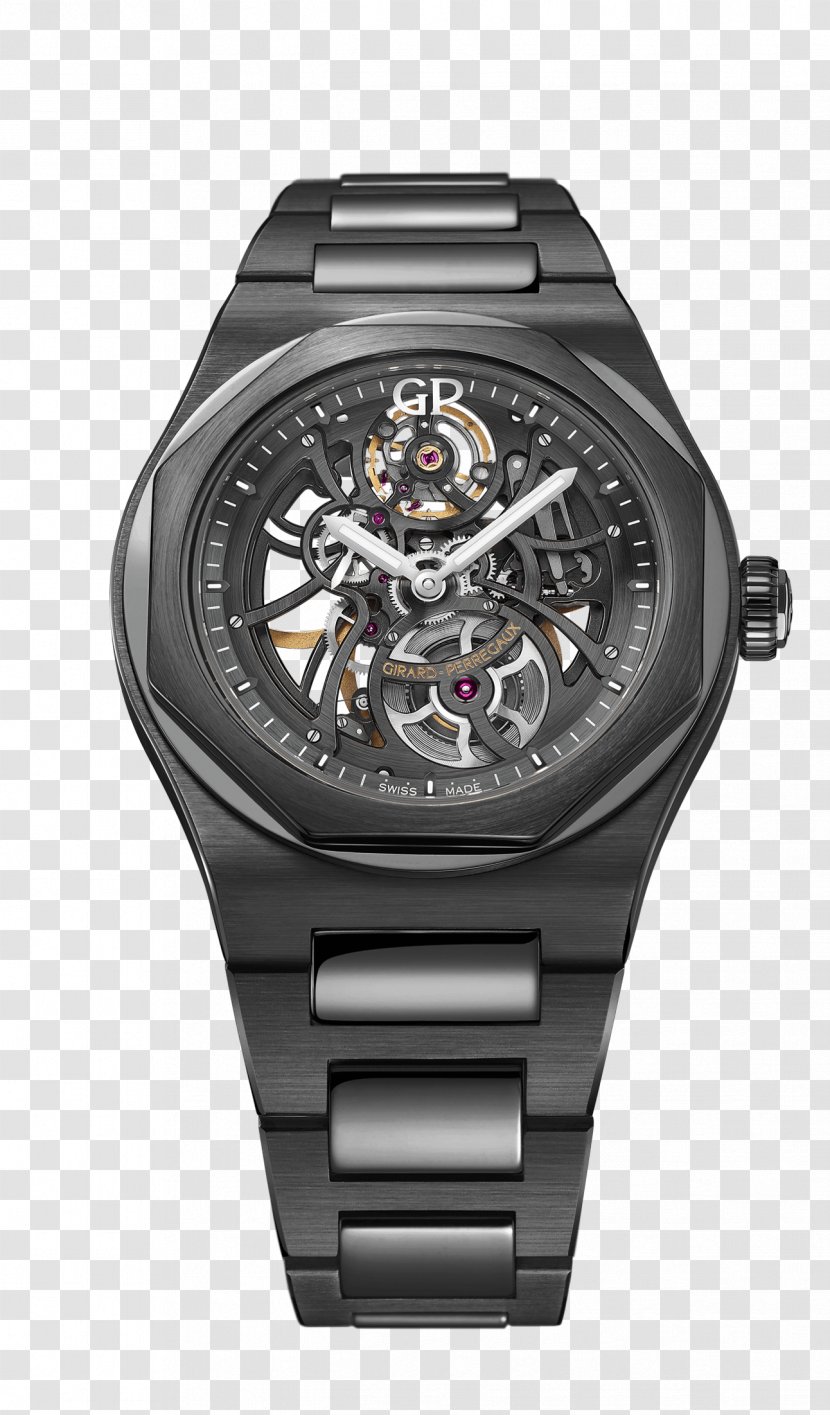 Girard-Perregaux Skeleton Watch Salon International De La Haute Horlogerie Tourbillon - Ceramic Transparent PNG