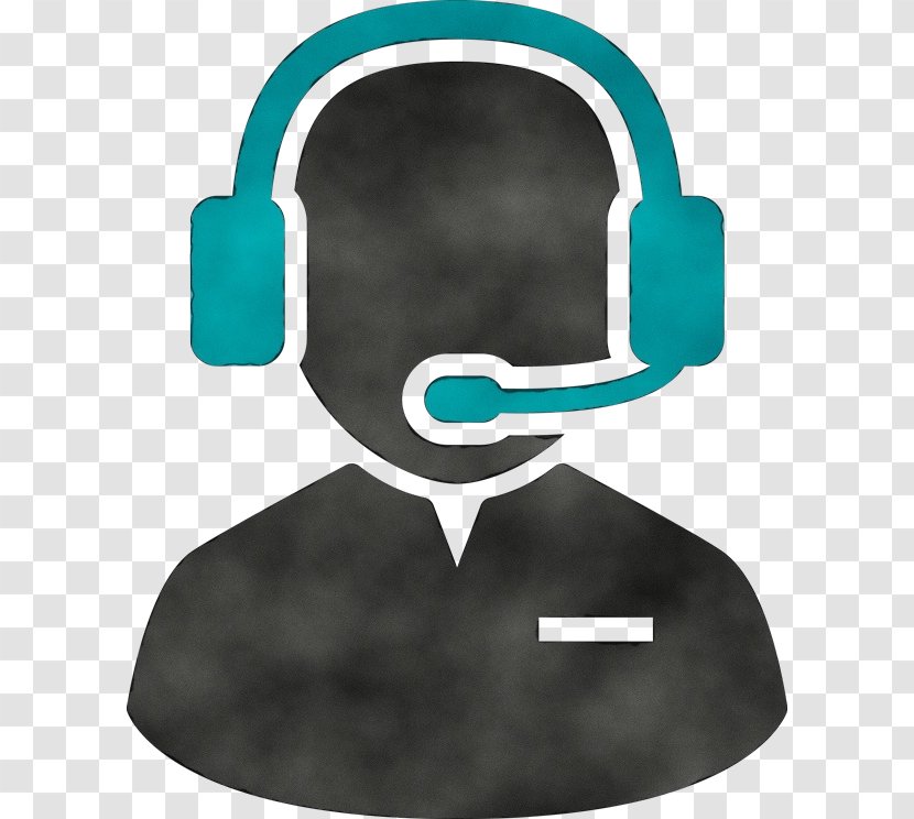 Turquoise Headphones Audio Equipment Gadget Technology - Electronic Device Transparent PNG