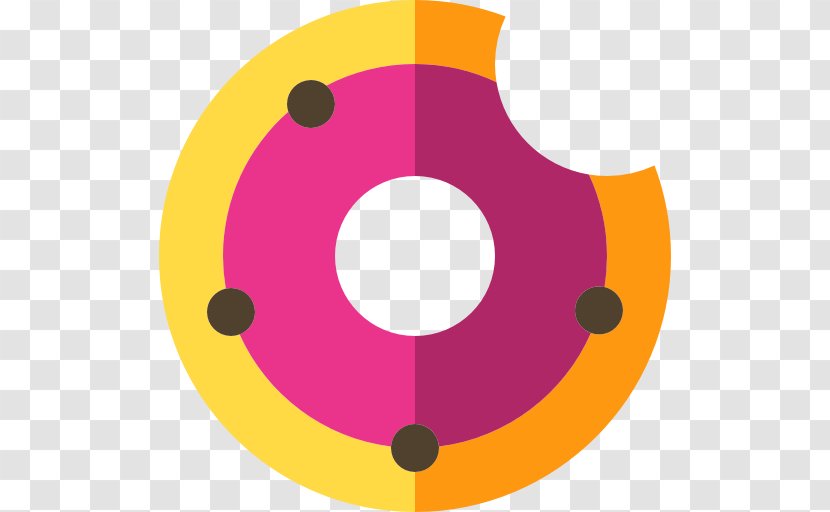 Donuts - Yellow - Donut Vector Transparent PNG