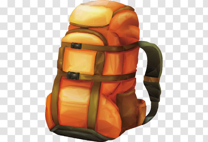 Backpacking Travel - Backpack - Hand-painted Cartoon Pattern Transparent PNG
