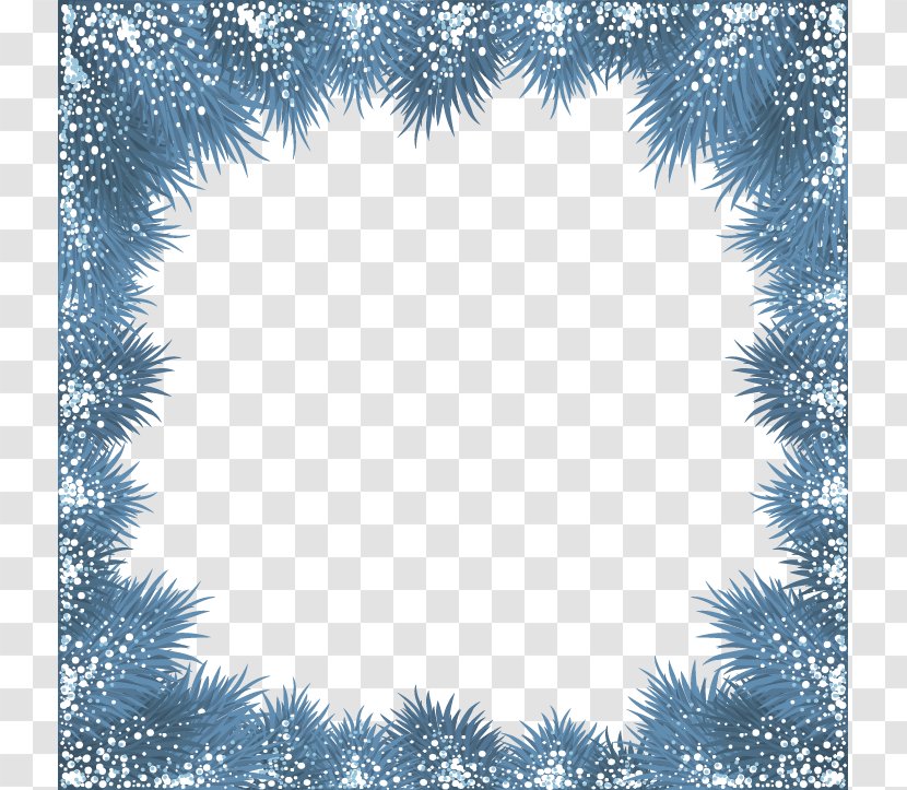 Christmas Snowflake Photography Illustration - Shutterstock - Abstract Branch Border Pattern Transparent PNG
