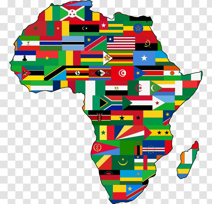 Flag Of South Africa Map Clip Art - Cameroon Transparent PNG
