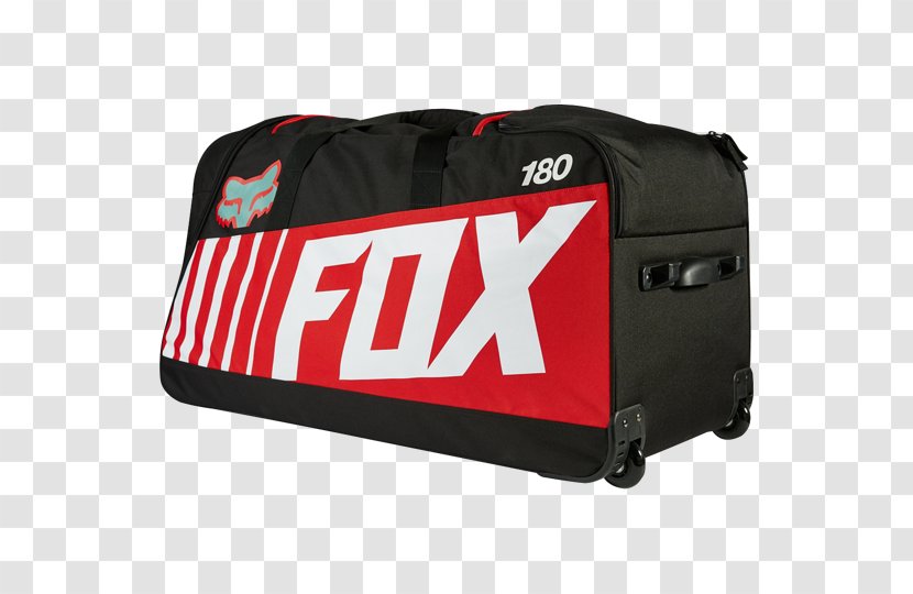 Handbag Fox Racing Motocross Motorcycle - Red - Bag Transparent PNG