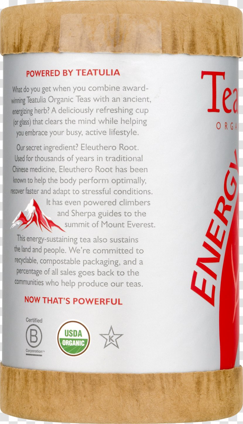Tea Bag Brand Superfood Energy Transparent PNG