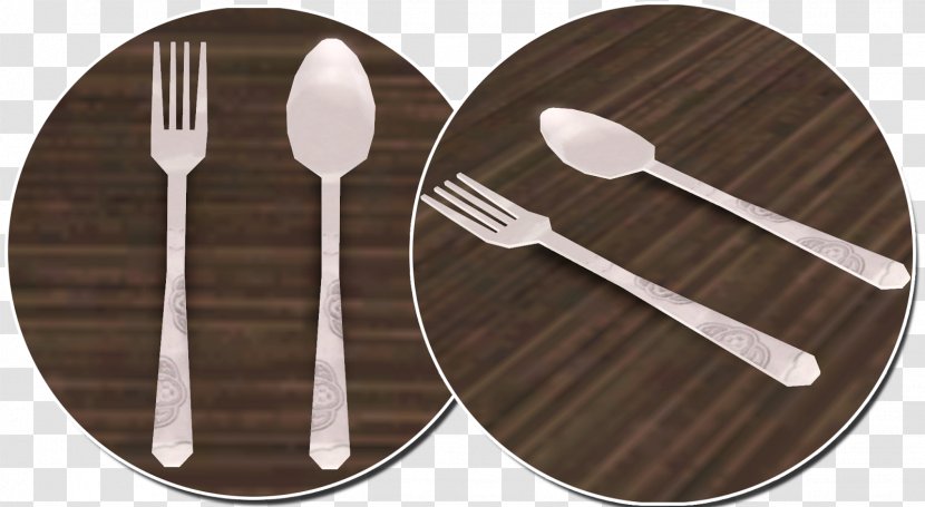 Spoon Fork Plate Indonesian Cuisine The Sims 4 - Stainless Steel Dinner Transparent PNG