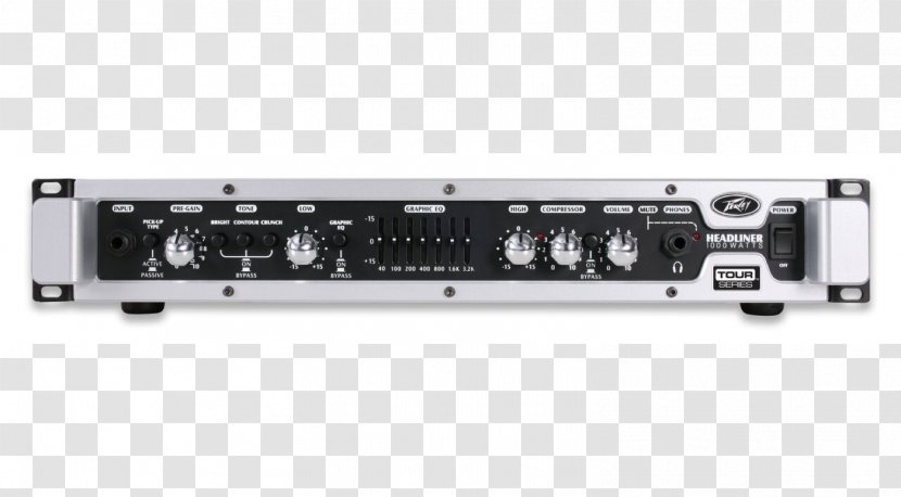 Guitar Amplifier Bass Peavey Electronics Headliner 1000 Musical Instruments - Watercolor - Volume Transparent PNG