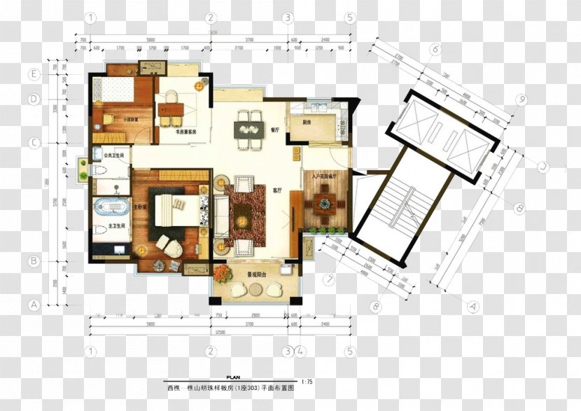 Floor Plan Page Layout - Computeraided Design - Household Apartment Transparent PNG