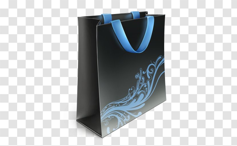 Shopping Bags & Trolleys Paper Reusable Bag - Electric Blue Transparent PNG