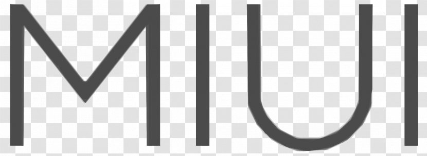 MIUI 7 Logo Xiaomi Operating Systems - Black - Miui Poster Transparent PNG