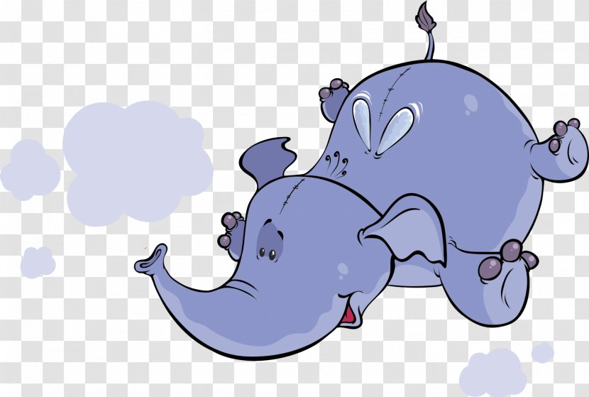Indian Elephant Royalty-free Illustration - Animation - Cartoon Transparent PNG