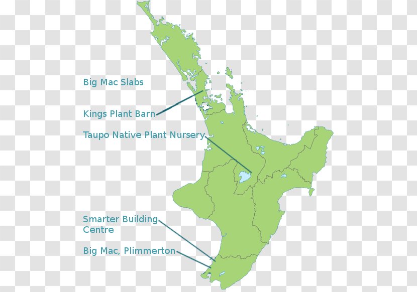 Wellington Taupo Queenstown Habit Rehabilitation Dunedin - Organism - Map Transparent PNG