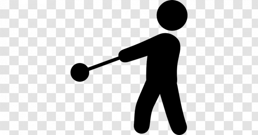 Hammer Throw - Silhouette Transparent PNG