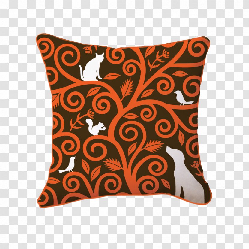 Throw Pillows Cushion Visual Arts Cotton - Tree - Art Transparent PNG