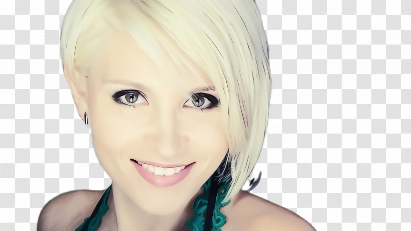 Face Hair Blond Eyebrow Hairstyle - Head Cheek Transparent PNG