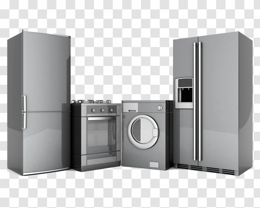 Home Appliance Washing Machine Clothes Dryer Refrigerator Major - Garbage Disposals - Kitchen Appliances Transparent PNG