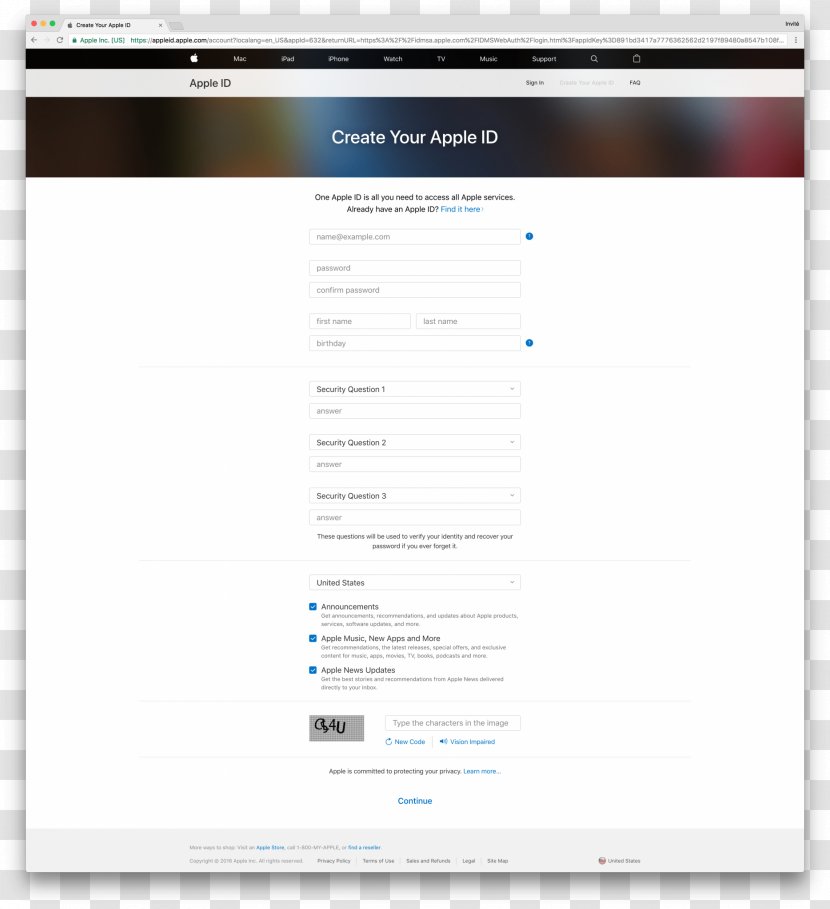 Screenshot Web Page Multimedia Font - Media - Apple Developer Transparent PNG