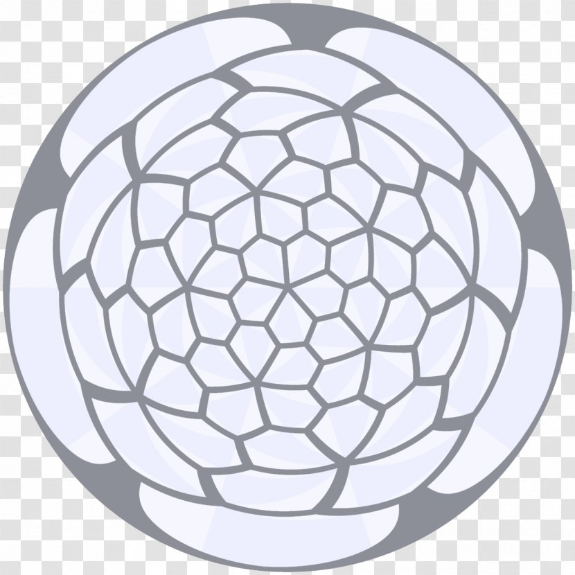 Symmetry Pattern Font Football - Sphere - Bathroom Tile Transparent PNG