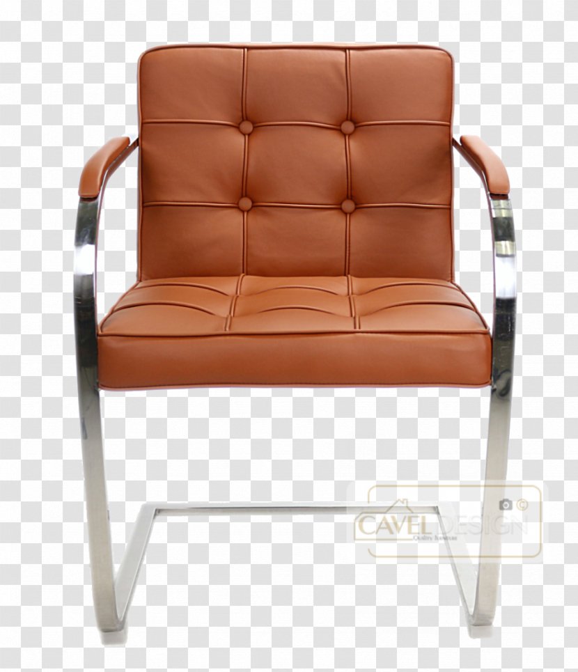 Chair Eetkamerstoel Wood Cognac Dining Room - Armrest Transparent PNG
