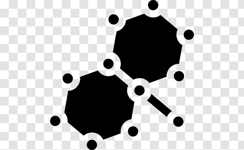 Molecular Biology Molecule Science - Black - Vector Transparent PNG
