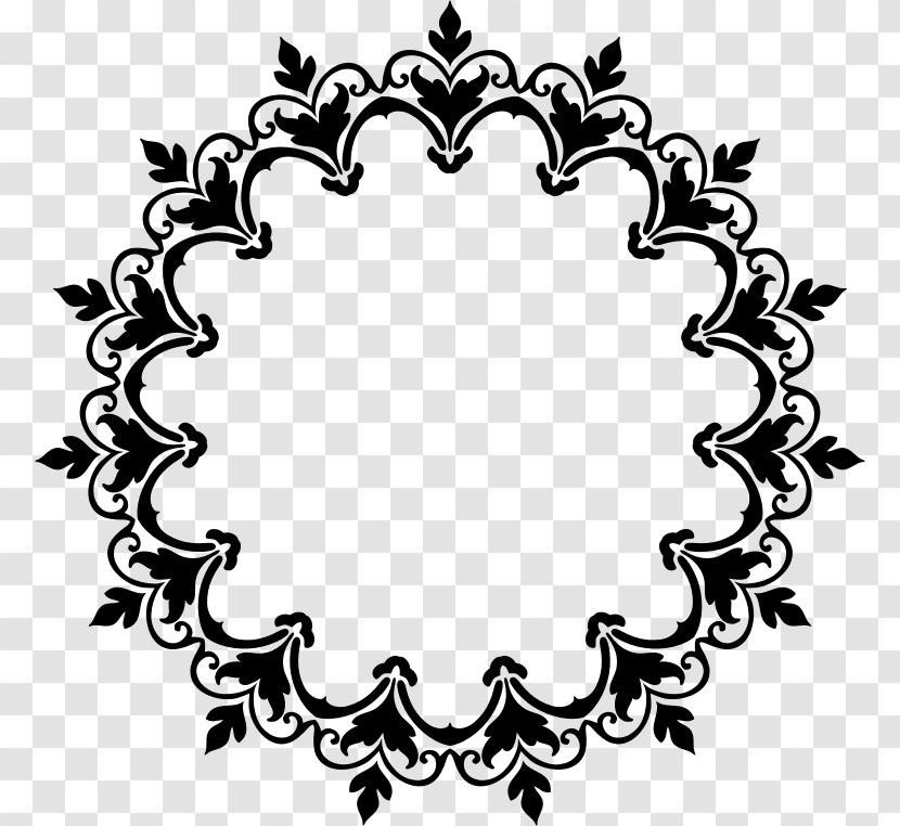 Circle Damask Clip Art - Drawing Transparent PNG