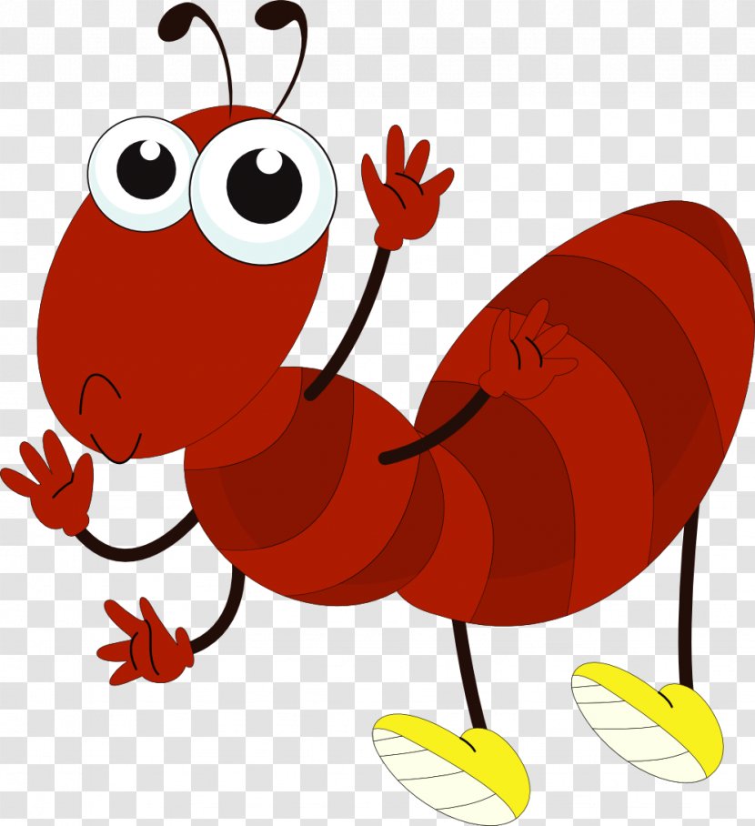 Ant Cartoon Clip Art - Heart Transparent PNG