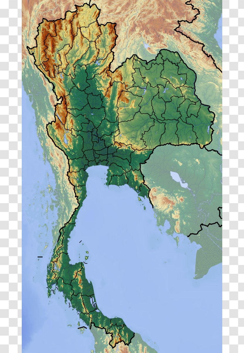 Sirinat National Park Laos Spirit Cave, Thailand Map Terrain Cartography - Atlas Transparent PNG