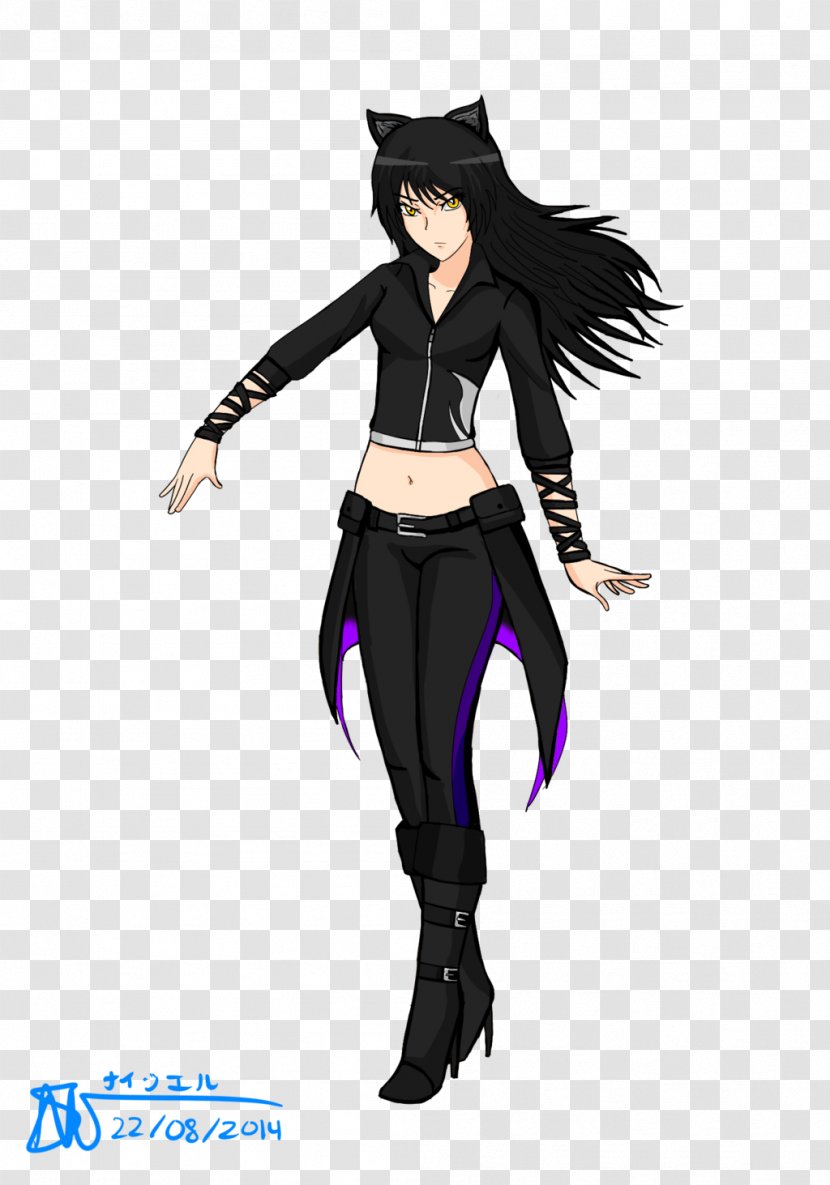 Blake Belladonna Costume Design Clothing RWBY - Silhouette - Volume 4Cosplay Transparent PNG