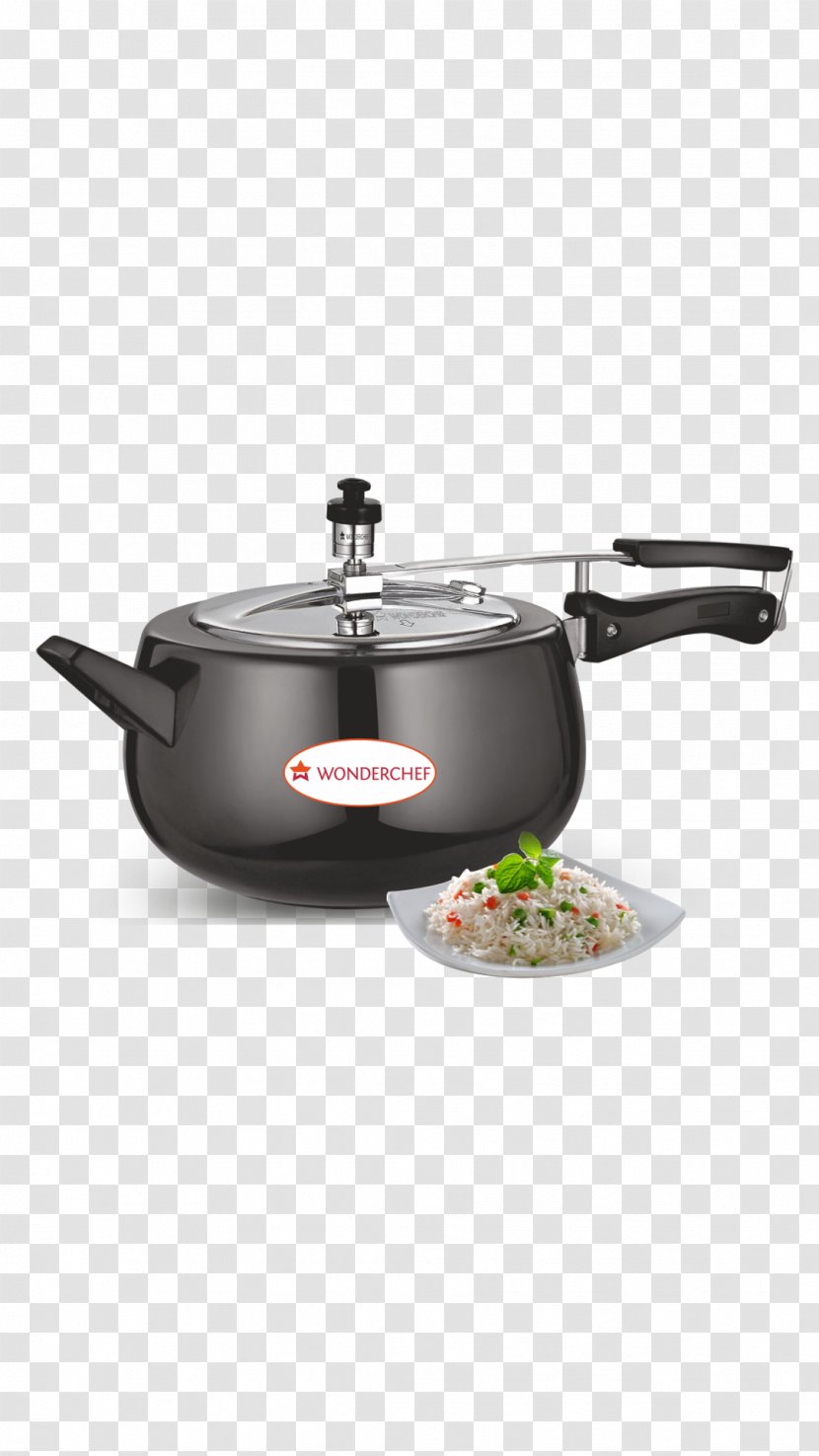 Wonderchef Pressure Cooking Stainless Steel Anodizing Lid - Cookware And Bakeware - Frying Pan Transparent PNG