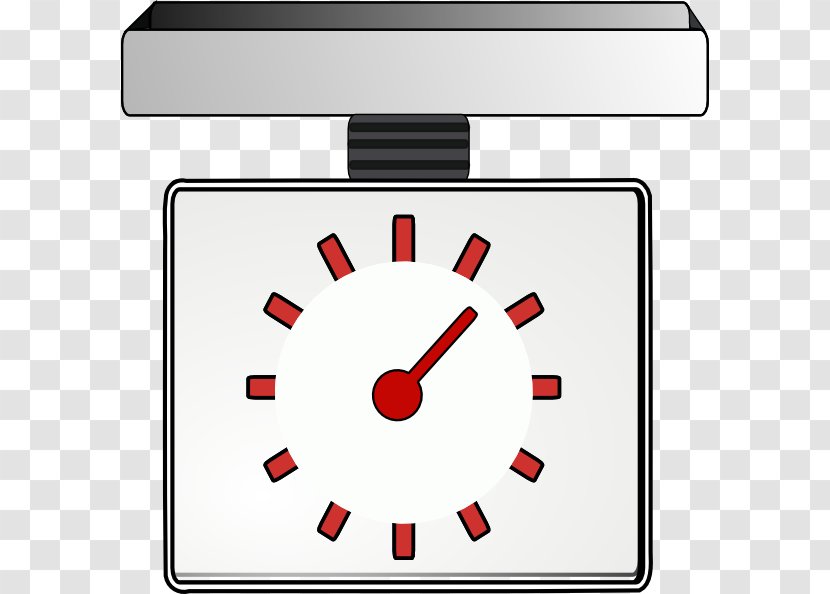 Weighing Scale Clip Art - Clock - Bathroom Cliparts Transparent PNG