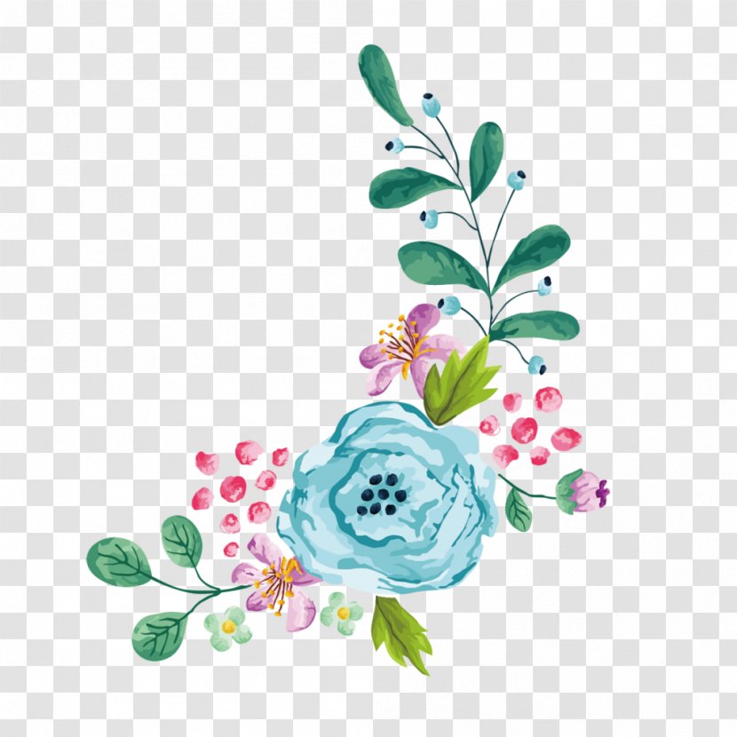 Clip Art Watercolor Painting Vector Graphics Floral Design - Plant - Flower Transparent PNG