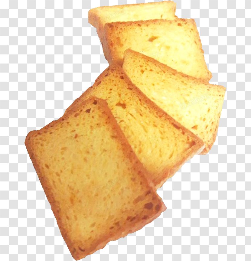 Toast Zwieback Rusk Bread - Cornbread Transparent PNG