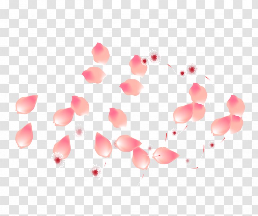 Petal Pink - Raster Graphics - Petals Falling Transparent PNG