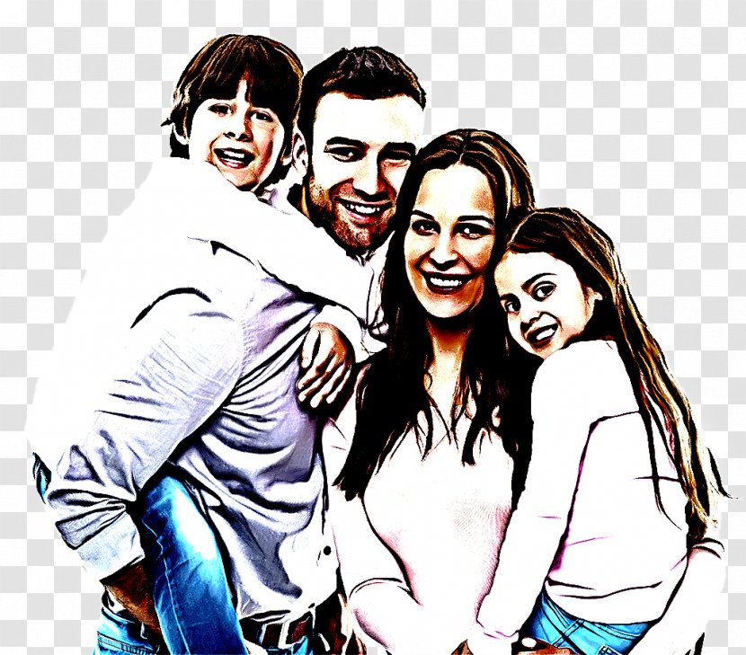 People Social Group Youth Cartoon Friendship - Smile Fun Transparent PNG