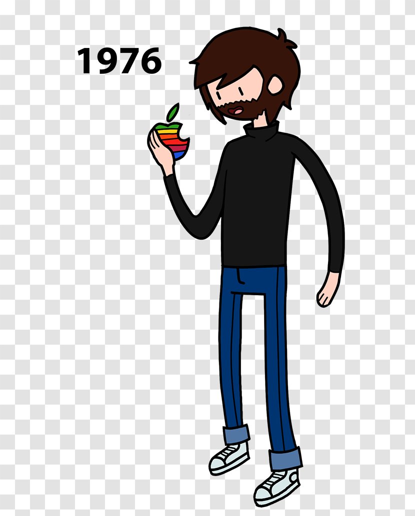 Boy Homo Sapiens Cartoon Clip Art - Shoulder - Steve Jobs Transparent PNG