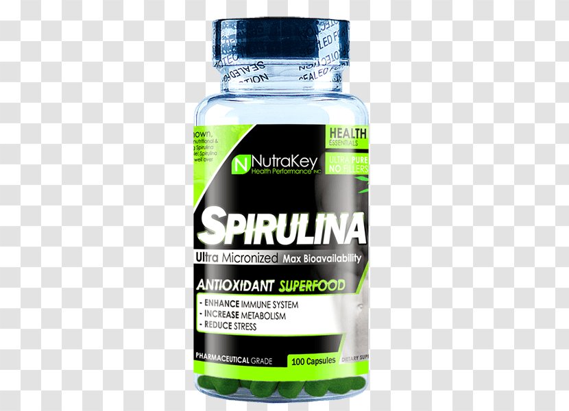 Dietary Supplement Nutrient Spirulina Mineral Vitamin - Bodybuilding - Health Transparent PNG