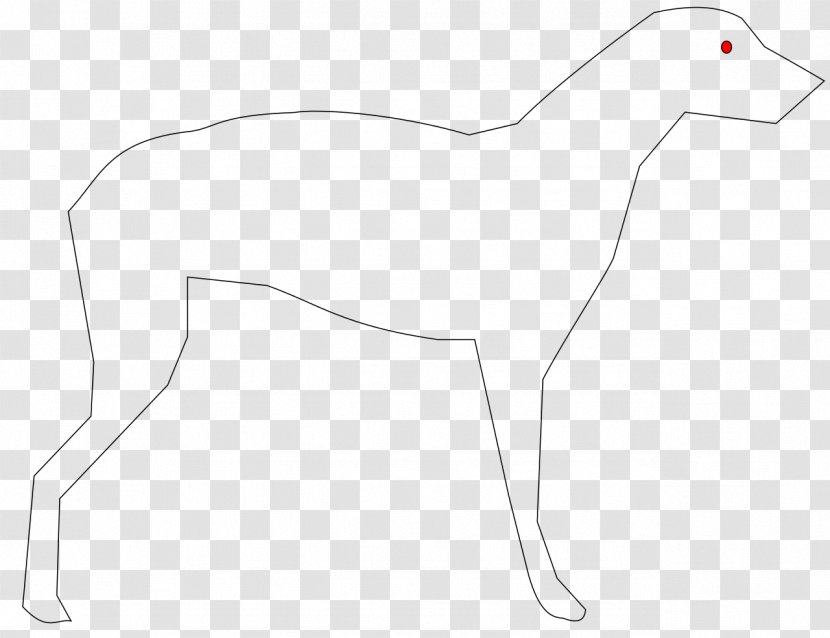 Whippet Italian Greyhound Dog Breed Clip Art - White - Carp Transparent PNG