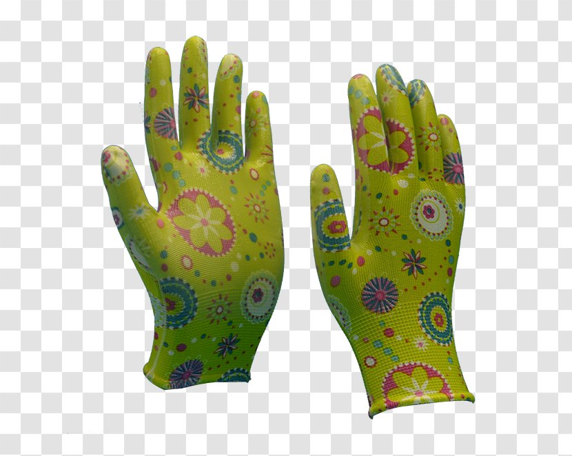 Nitrile Rubber Glove Spandex Coating - Knitting - Cycling Transparent PNG