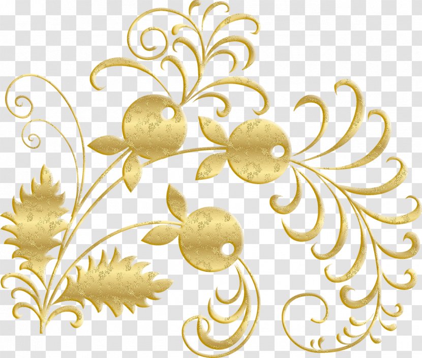Ornament Photography Clip Art - Petal - Gold Lace Transparent PNG