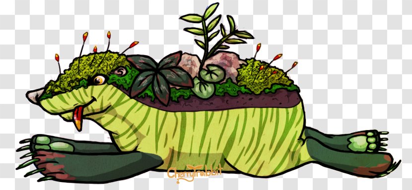 Clip Art Crocodiles Illustration Amphibians Mammal - Mythical Creature - Moss Garden Transparent PNG