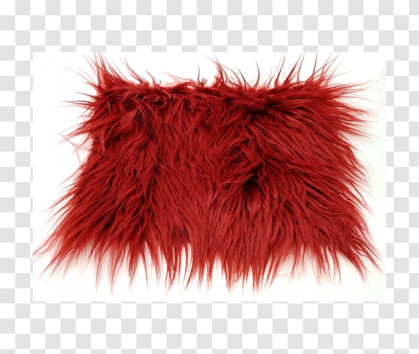 Fake Fur Red Fox Pile Feather Boa - Faux Transparent PNG