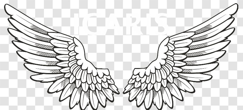 Clip Art - Fictional Character - Wings Tattoo Transparent PNG