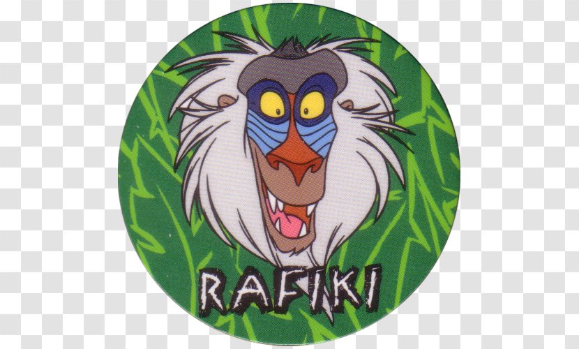 Milk Caps Rafiki Simba Mufasa Character - Walt Disney Company - Mask Transparent PNG