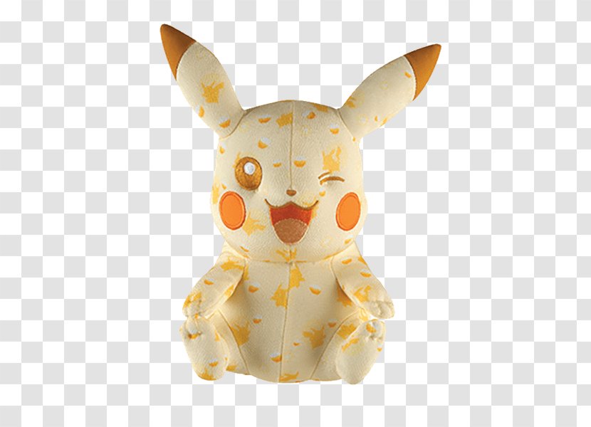 Pikachu Pokémon Yellow Ash Ketchum Plush - Stuffed Toy - All Over Print Transparent PNG
